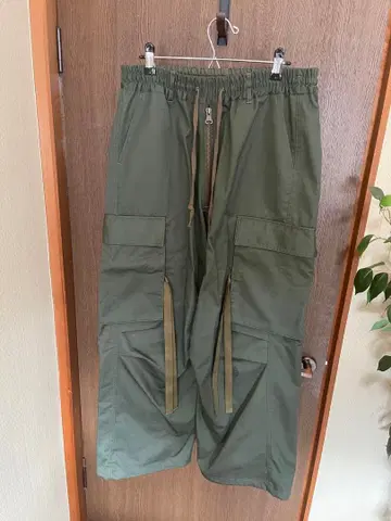 NO ID. 노아이디 프론트 ZIP 와이드 카고 PT 팬츠