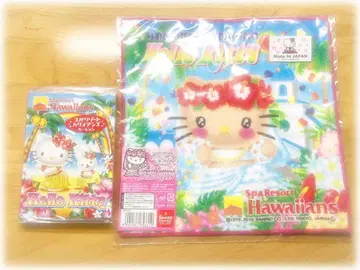 헬로키티 하와이안즈 웨딩 핸드 타월 메모장