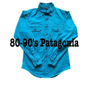 80-90s Patagonia 긴팔 셔츠 파타고니아 코튼 셔츠