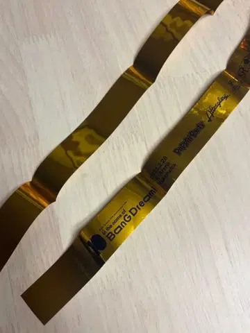 뱅드림 10th 기념 라이브 은색 테이프 BanGDream