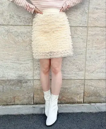 axes femme 튤 미니 스커트