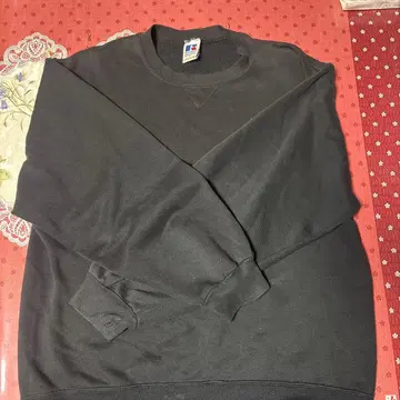 90s Russell athletic 블랙 맨투맨