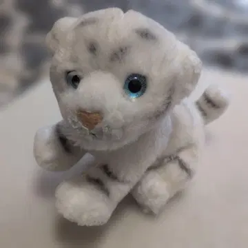 화이트 타이거 봉제 인형 소형