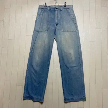 45rpm 바쿠리 데님 팬츠 블루 그라데이션