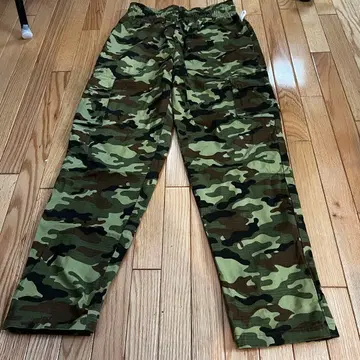 쿠쿠맨 COOKMAN 셰프 팬츠 립스탑 우드랜드 카모플라쥬 M