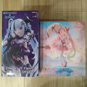 하츠네 미쿠 벚꽃 미쿠 유키 미쿠 x 쿠로미 피규어