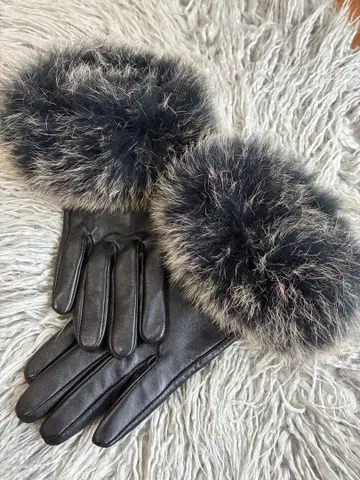 EmiriaWiz 에밀리아 위즈 라무 가죽 장갑 블랙