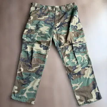 미군 실물 우드랜드 카모 카고 팬츠