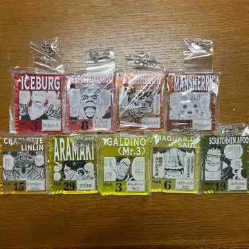 원피스 BASE SHOP 복권 아크릴 블록 참 묶음 판매