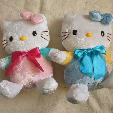 키티 봉제 인형 색상 변경 세트
