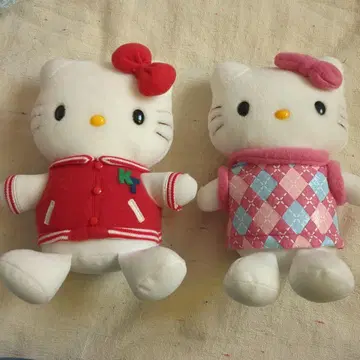 키티 봉제 인형 세트