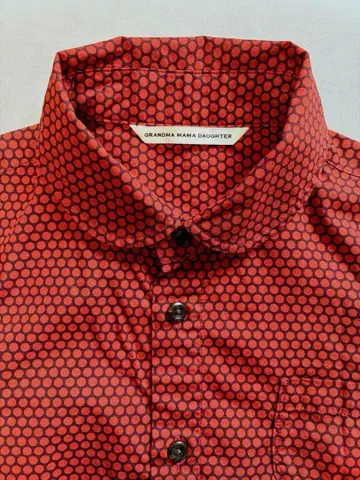 Grandma Mama Daughter 도트 무늬 셔츠 사이즈 1