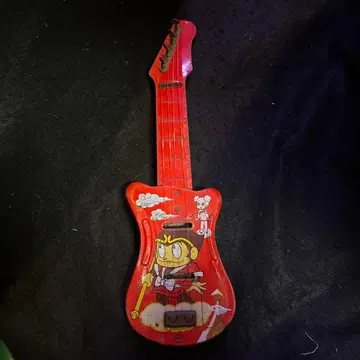 쇼와 레트로 당시 물건 양철 장난감 손오공의 대모험 일렉 기타