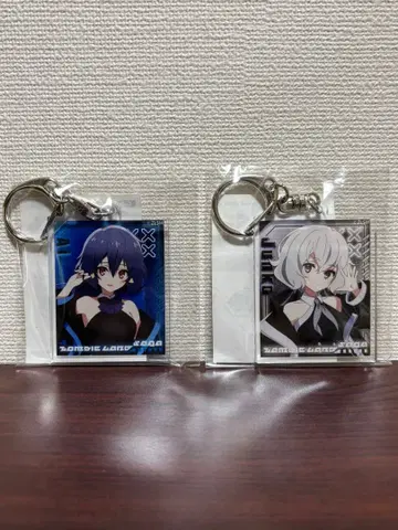 좀비랜드 사가 제비뽑기당 아크릴 키링 미즈노 아이 & 콘노 준코