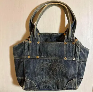 인디고 블루 데님 백