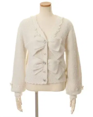 새상품급 LIZ LISA 더블 리본 가디건