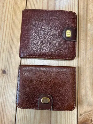 던힐 가죽 접이식 지갑, 명함지갑 세트