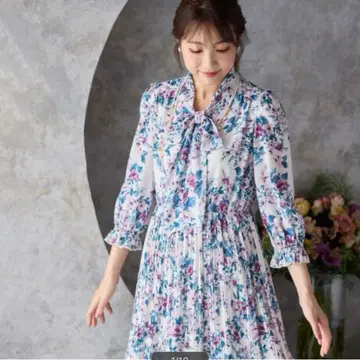 로즈 티아라 42 클래시컬 로즈 플리츠 원피스