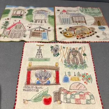 지브리 파크 한정판 미니 타월 지브리 대창고