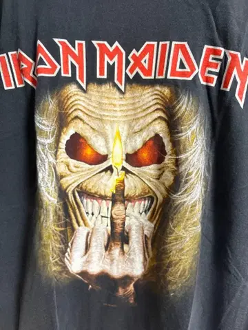 90s iron maiden 밴드 티셔츠 빈티지