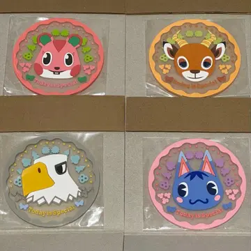 동물의 숲 클리어 러버 코스터 애플 페터 아폴로 부케