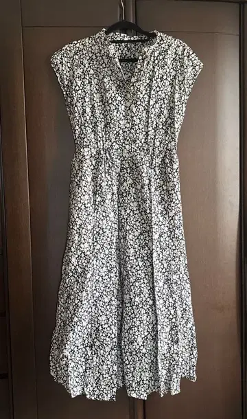 SHIPS any 프렌치 슬리브 플라워 셔츠 원피스