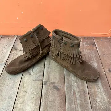 3F MINNETONKA 미네통카 모카신 프린지 앵클부츠