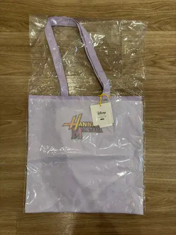디즈니 더 마켓 한나 몬타나 토트백 보라색 퍼플