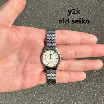 가동 세이코 실버 y2k 손목시계