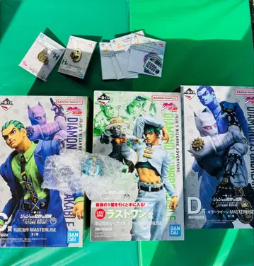 제일복권 죠죠 피규어 3체 세트 마스터라이즈 덤