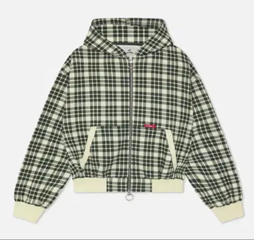 scuffers 그린 체크 지퍼