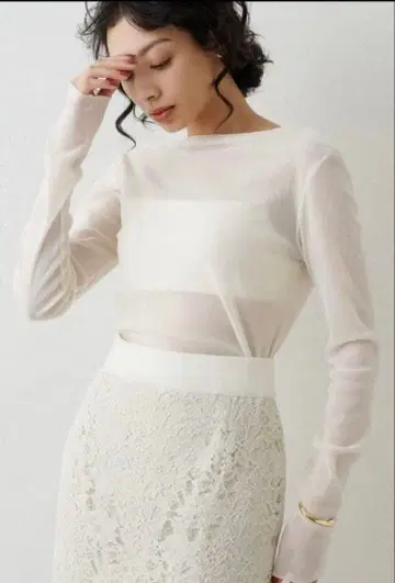 Whim Gazette 플로키 백산 티셔츠 화이트