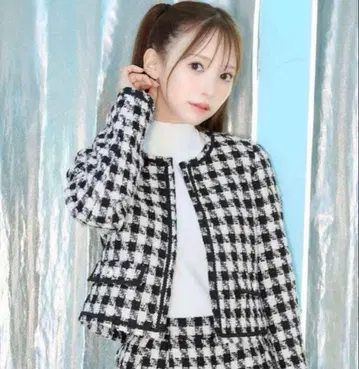 미셸 마카롱 트위드 자켓 XS