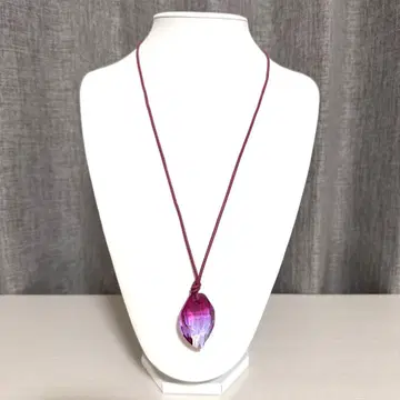 [ 컨디션 최상 ] SWAROVSKI 스와로브스키 목걸이 대형 루비 컬러