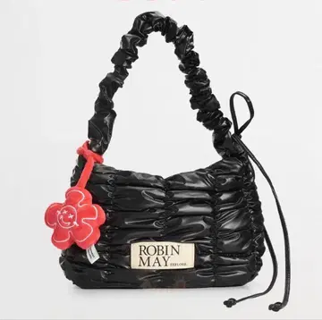 ROBINMAY Meego 나일론 숄더백 블랙 스트랩 포함
