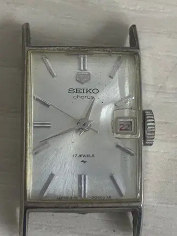 [ WR ] 빈티지 세이코 코러스 여성용 손목시계 수동 와인딩 실버
