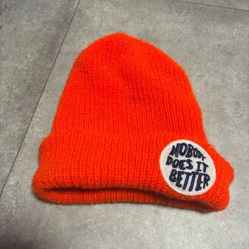 Acapulco Gold 니트 모자 비니 오렌지 와펜 포함