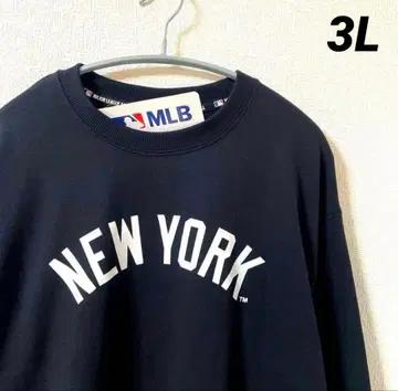 MLB 뉴욕 양키스 트레이닝복 맨투맨 긴팔 블랙 3L