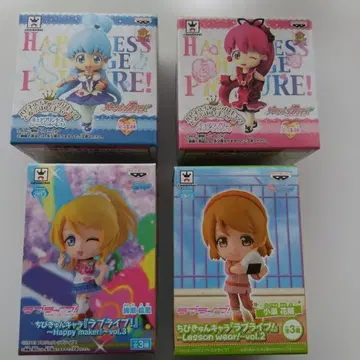 새상품 프리큐어 & 러브 라이브 피규어 4개 세트