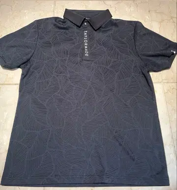 [ 새상품급 ] 테일러메이드 남성용 골프 피케 셔츠 반팔 블랙 M