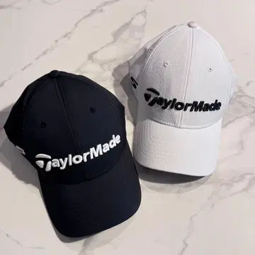 테일러메이드 qi35 캡 화이트&블랙 2개 세트