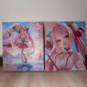 벚꽃 미쿠 AMP+ 피규어 2체 세트