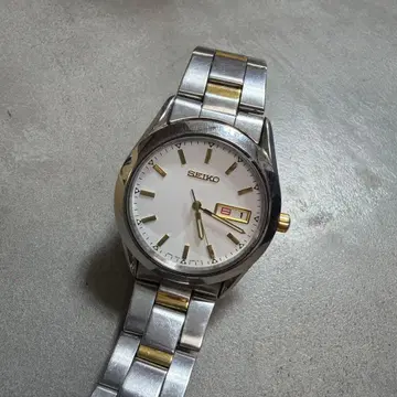 SEIKO 세이코 손목시계 화이트 화이트 다이얼 실버 7N43-9080