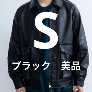 SINSS A2 쇼트 플라이트 재킷 블랙 S