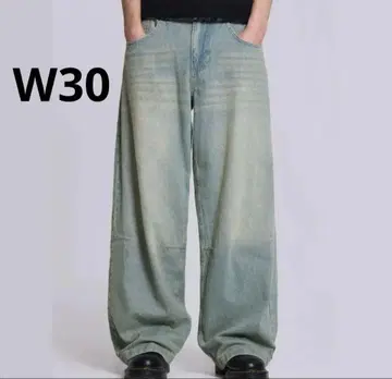 jaded london 배기 데님