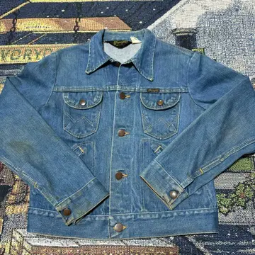 70s Wrangler 124MJ 데님 자켓 빈티지 아메카지