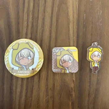 명탐정 코난 x 난자타운 캔뱃지 아크릴 참 아무로 토오루