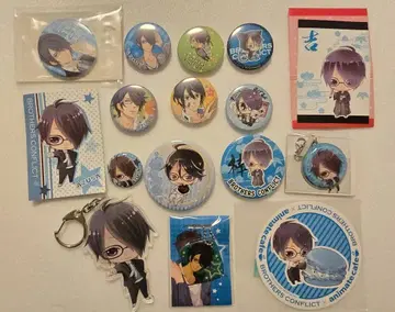 아사히나 아즈사 캔뱃지 등 굿즈 세트 14점 브라콤