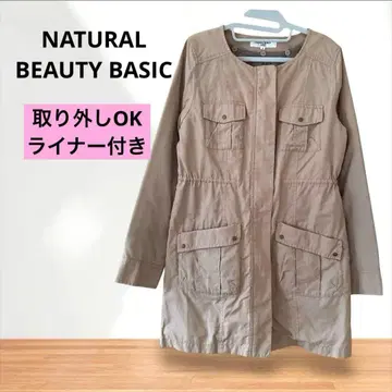 [새상품] 노카라 스프링 코트 라이너 포함 아우터 코트