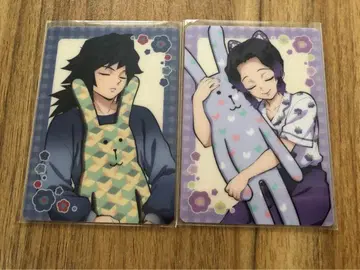 귀멸의 칼날 크라프트홀릭 랜덤 카드 기유 시노부